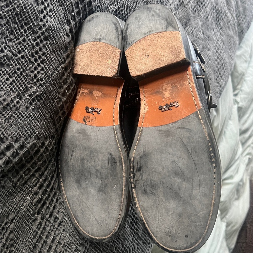 Coach Black Leather Ankle Booties - Picture 16 of 16
